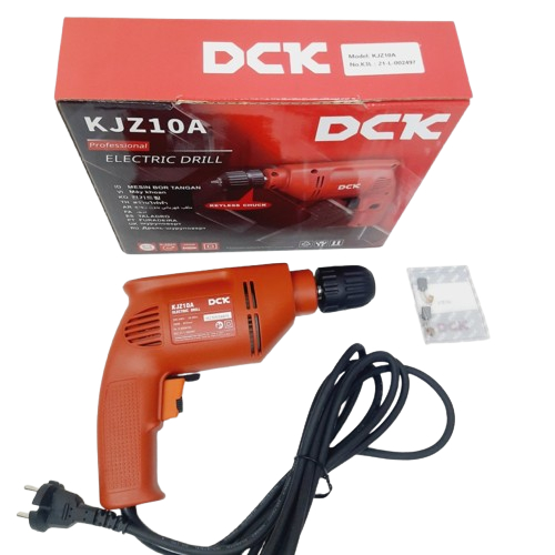 DCK Mesin Bor Electric Drill Variable Speed 10 MM DCK KJZ10A