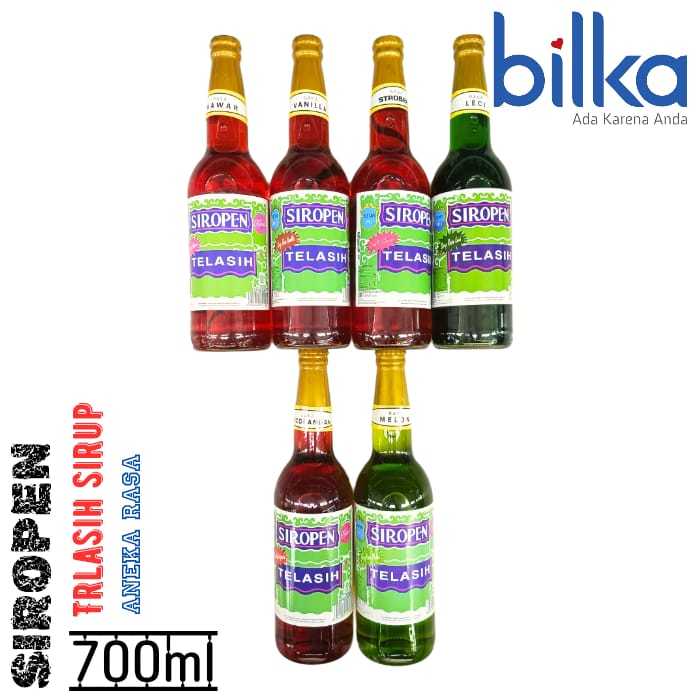 

SIROPEN Sirup Telasih 700ml Aneka Rasa