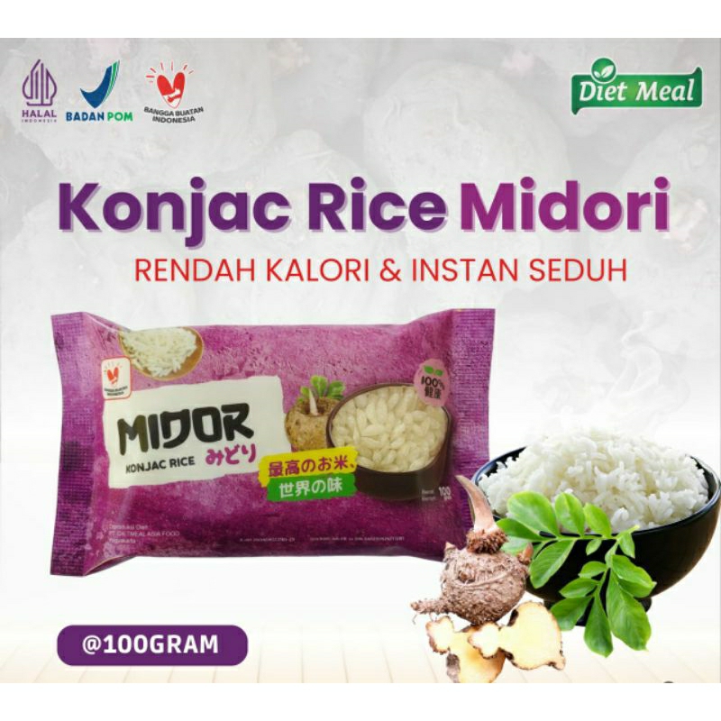 

Beras Porang MIDORI seduh kemasan 100 gram