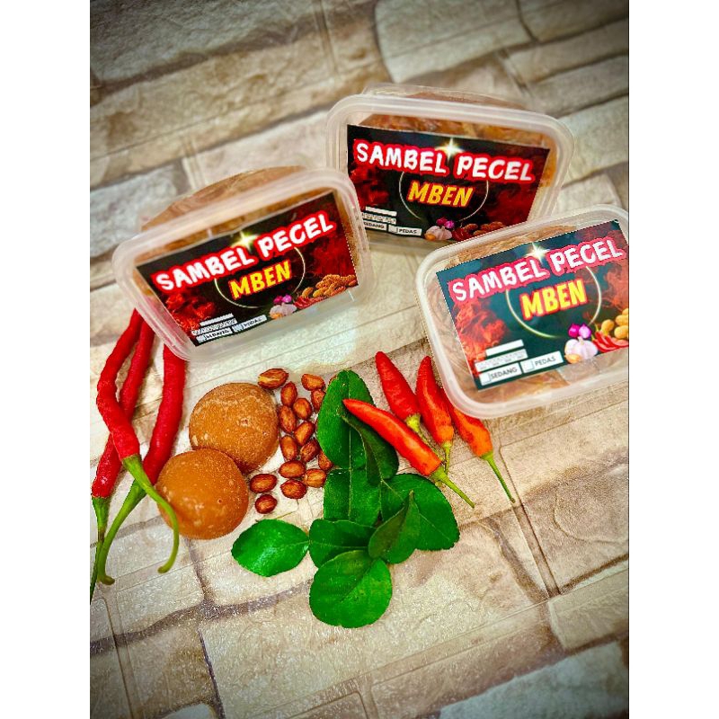 

Sambel Pecel Pedas Mben Madiun 250gr