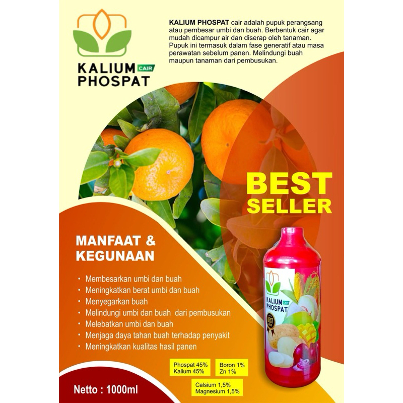 PUPUK KALIUM PHOSPAT 1 LITER
