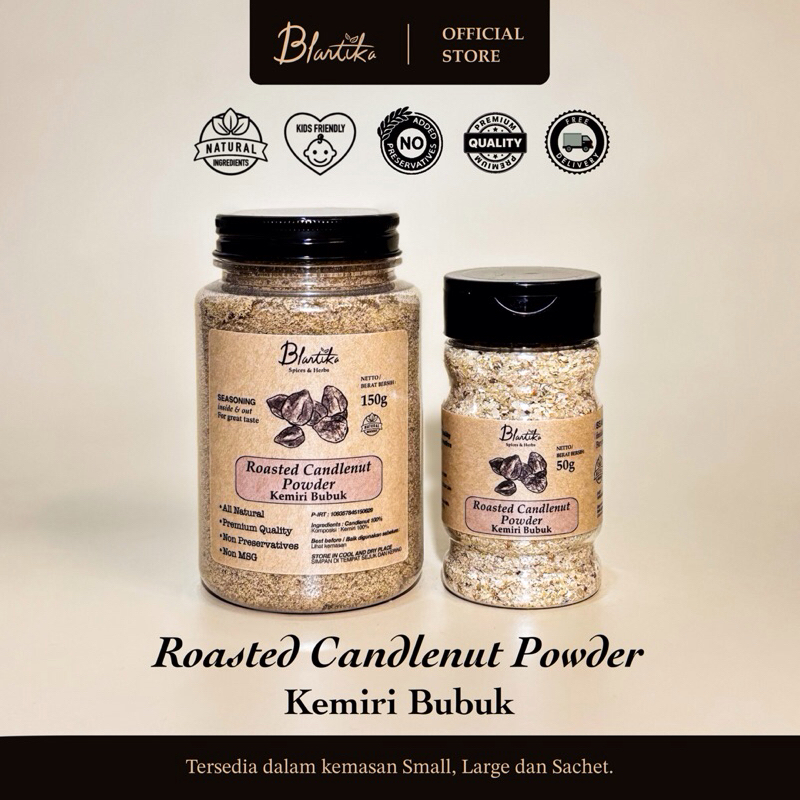 

Blantika - Kemiri Halus Bubuk / Ground Candlenut / Kemiri Giling
