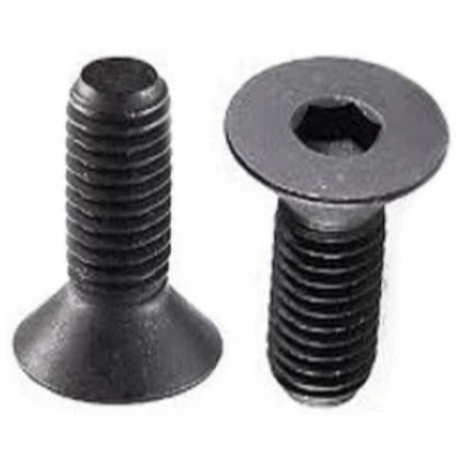 3PCS BAUT JF L M8 BAJA HITAM/BAUT COUNTERSUNK DRAT HALUS PAKAI KUNCI L5 MURAH BERKUALITAS
