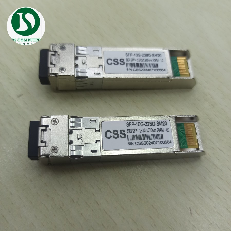 CSS SFP Bidi SFP+ 10G 1330/1270nm 20KM LC - SFP-10G-BD-SM-20KM