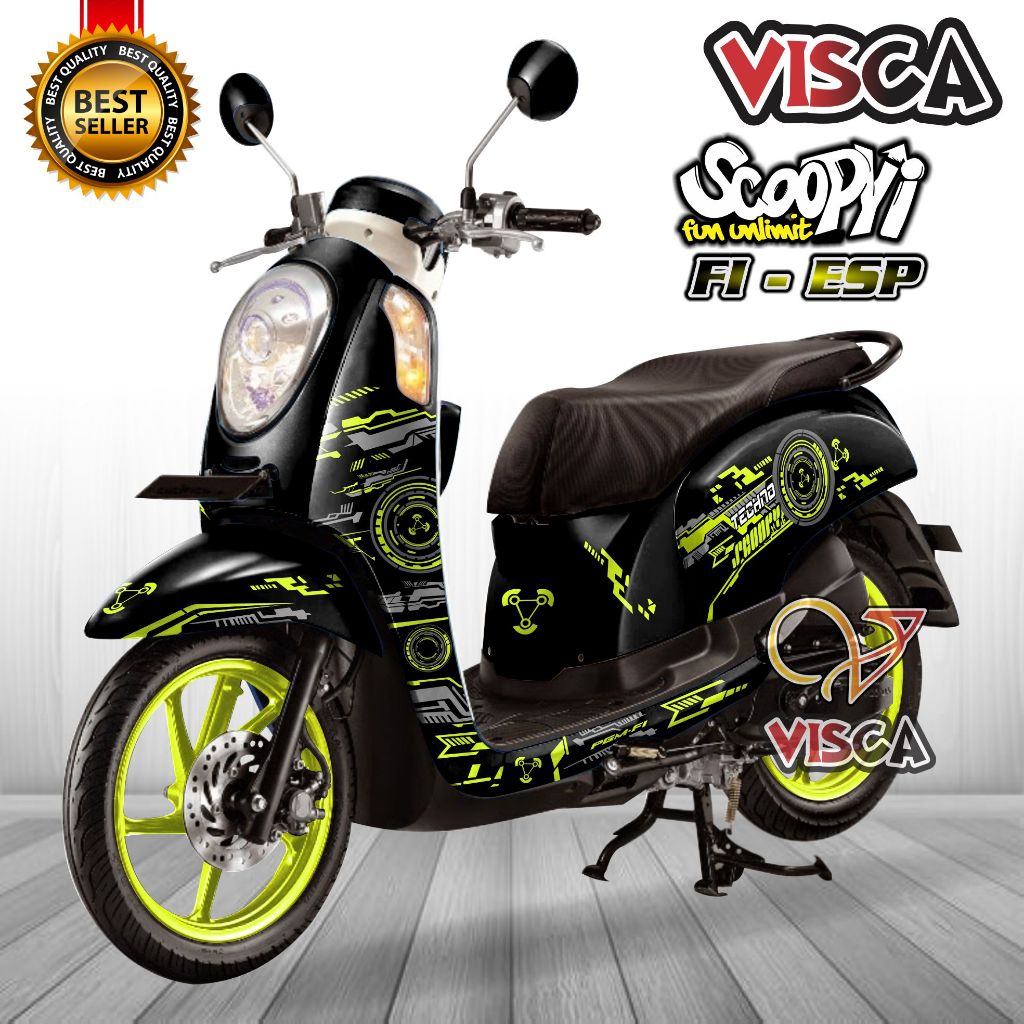 Decal Scoopy Fi 2015 2016 Full Body Stiker Scoopy Fi 2015 2016 Full Body Striping Scoopy Fi 2015 201