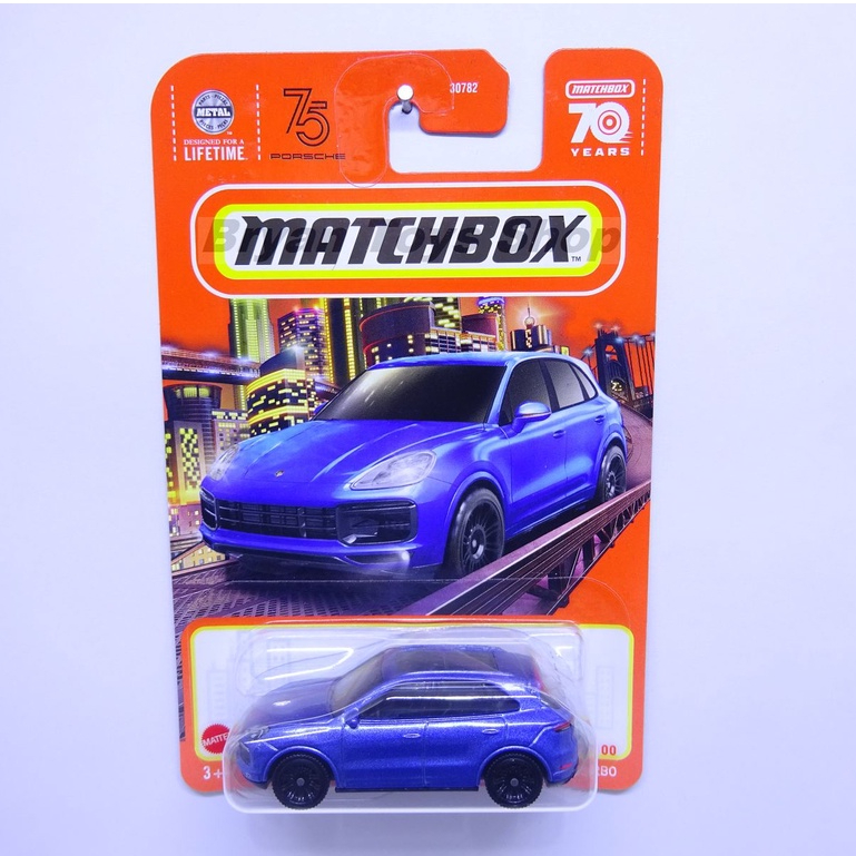 Matchbox Porsche Cayenne Turbo Biru