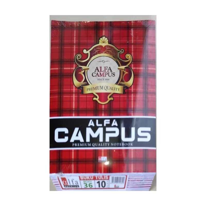 

Ay00! Buku Alfa Campus 36 Lembar isi 10 Buku Kertas Putih Ukuran Boxy / Panjang