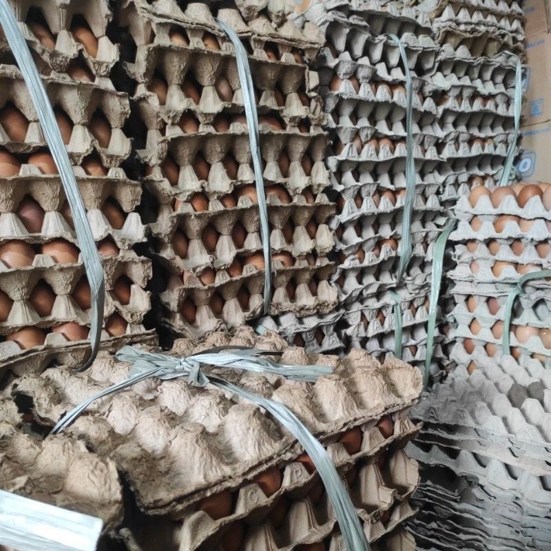 

Telor ayam negeri 1kg isi ada yang 15-17 butir kiriman khusus sameday maximal 3kg