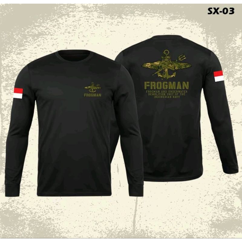 KAOS LENGAN PANJANG INDONESIAN FROGMAN