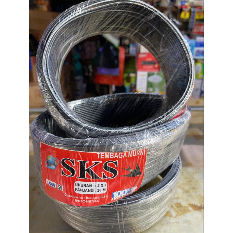 Kabel Walet SKS Tembaga 2 x 7