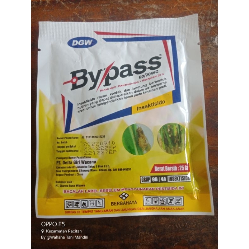 Insektisida BYPASS 60/20WG