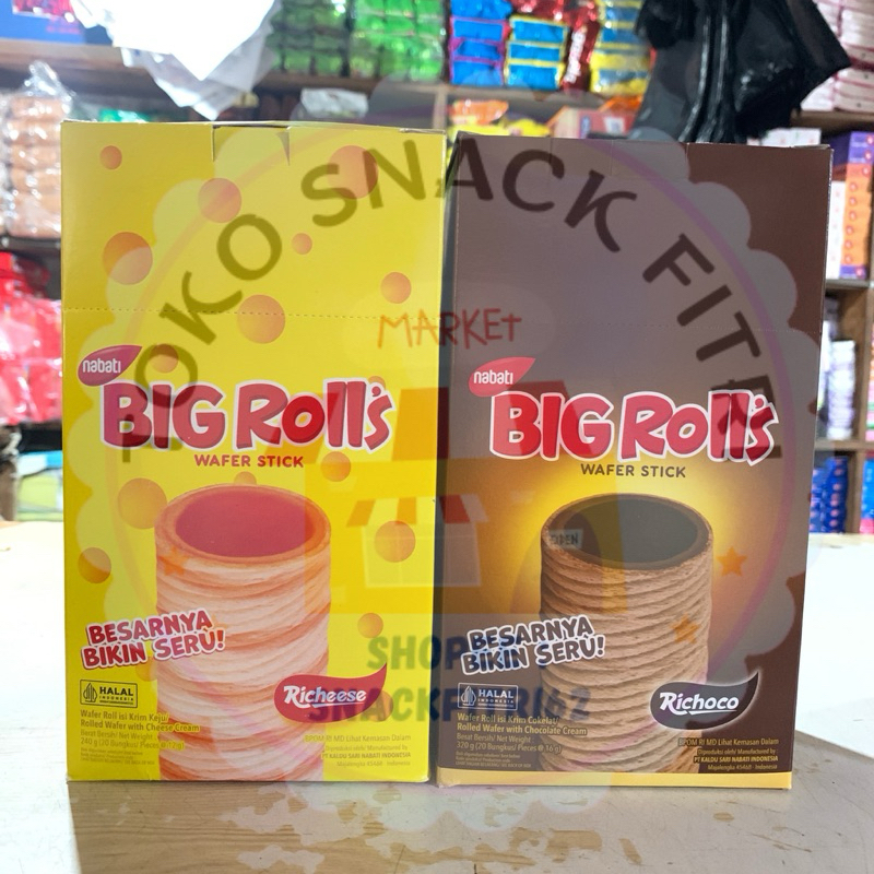 

BIG ROLLS WAFER STICK BOX@20PCS