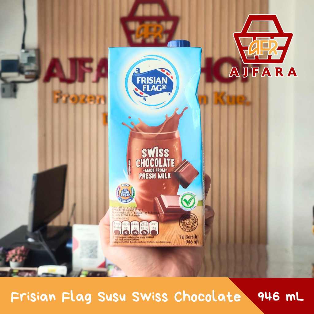 

Frisian Flag Susu Swiss Chocolate 946 ml – Susu Segar Rasa Cokelat Swiss yang Lezat