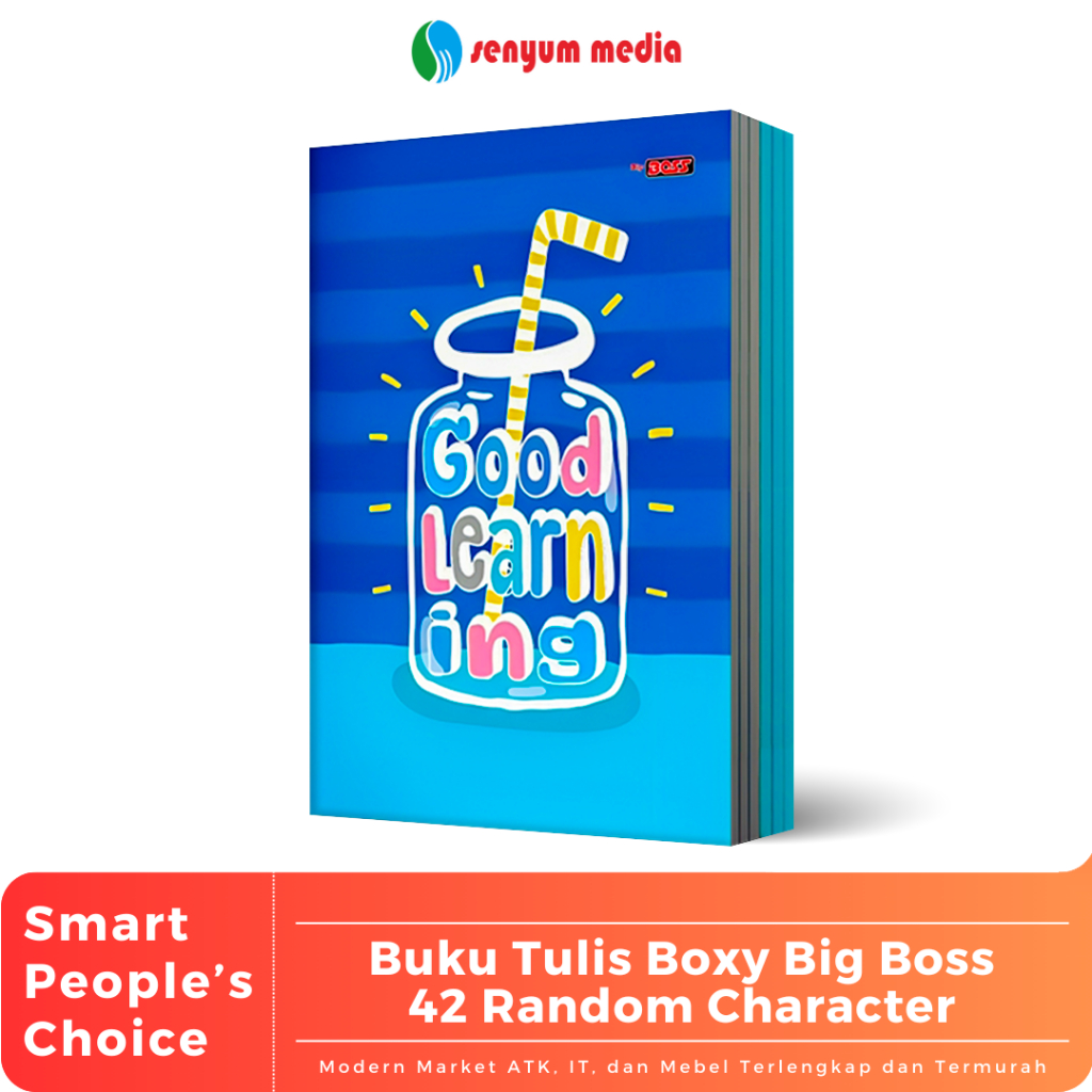 

Buku Tulis Boxy BIG BOSS Oleh SIDU 42 Lembar Random Character (1 Pack Isi 6 Buku) (S:PAK)