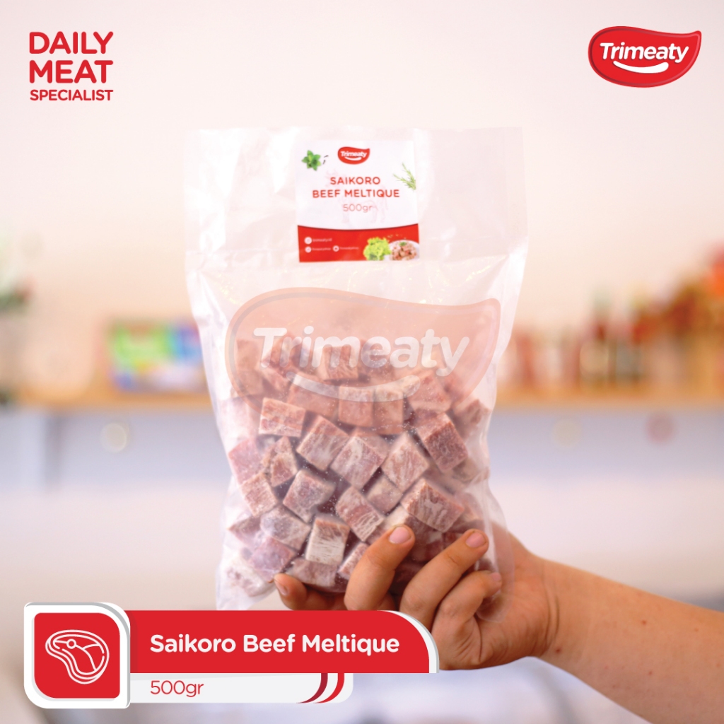 

Saikoro Beef Meltique / Beef Cubes / Juicy Grill Beef / Daging Empuk 250gr & 500gr