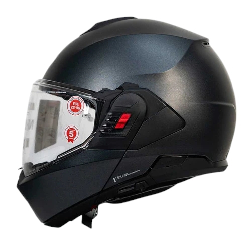 Helm Nolan N120-1 Special Black Graphite 009 Flip Back