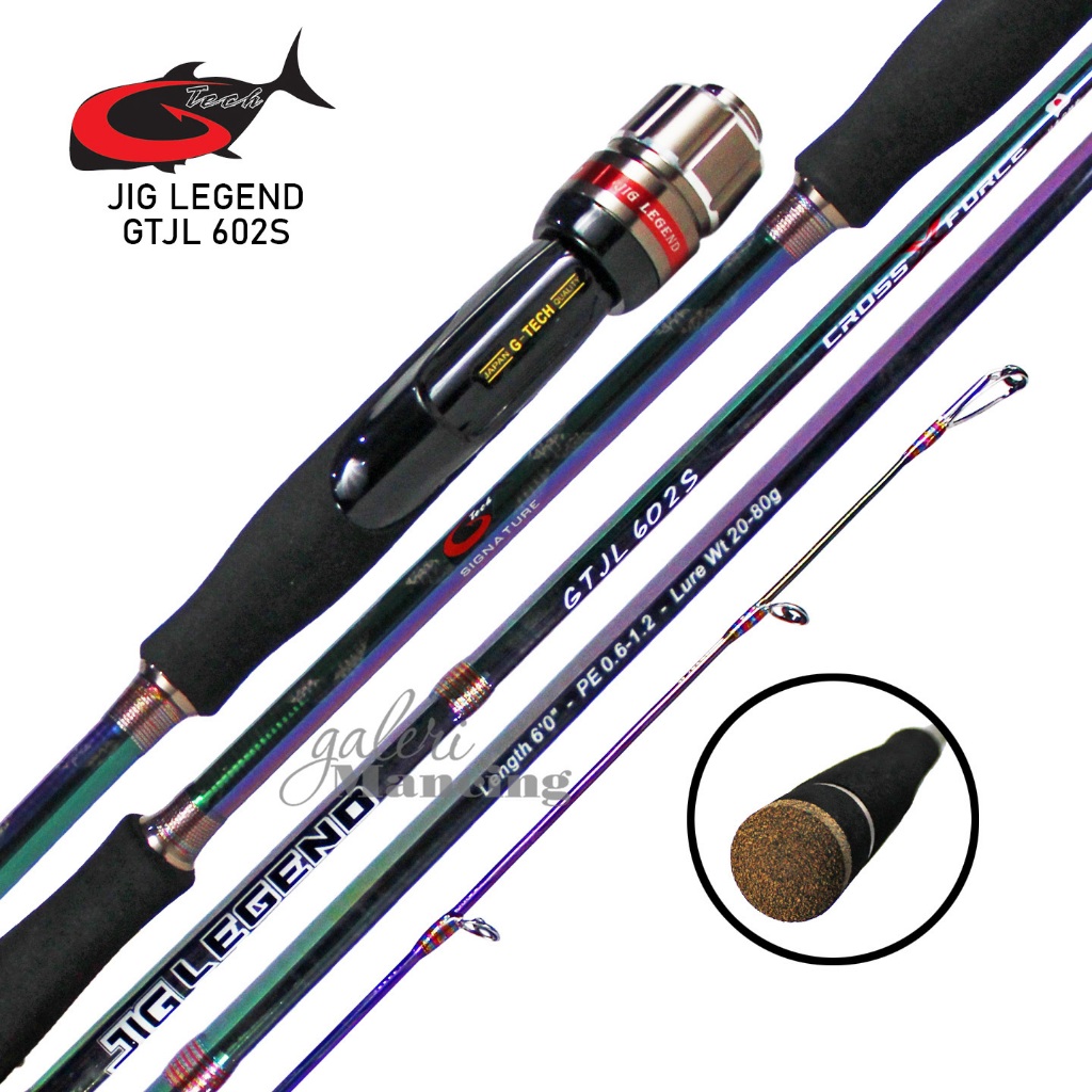JORAN G-TECH JIG LEGEND | Joran Jigging Kuat Berkualitas | Joran Laut Terbaru | Joran Best Seller | 