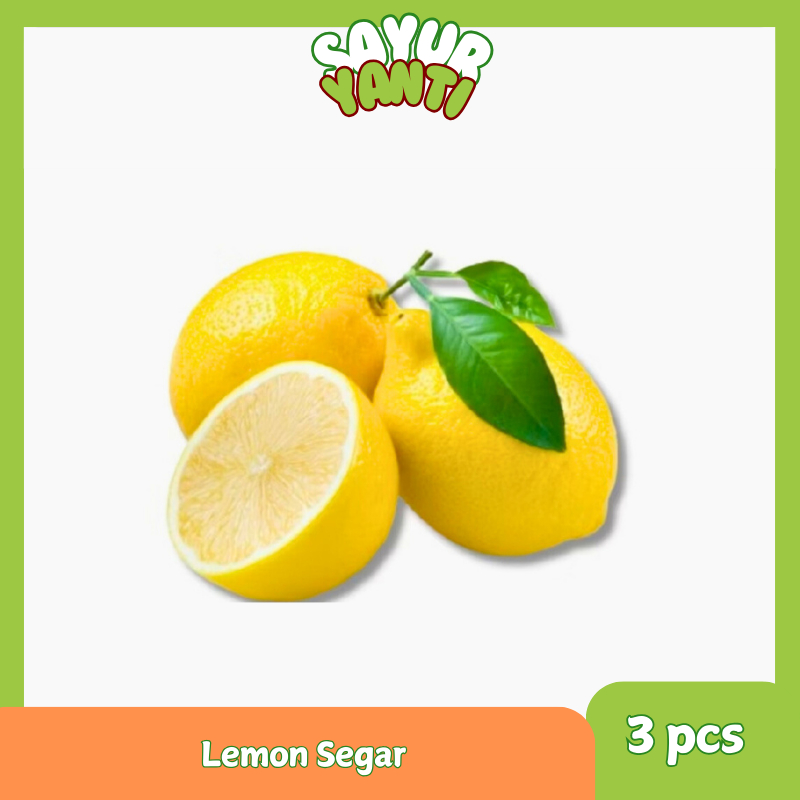 

[KIRIM INSTAN] Lemon Segar 3 pcs - Sayur Yanti