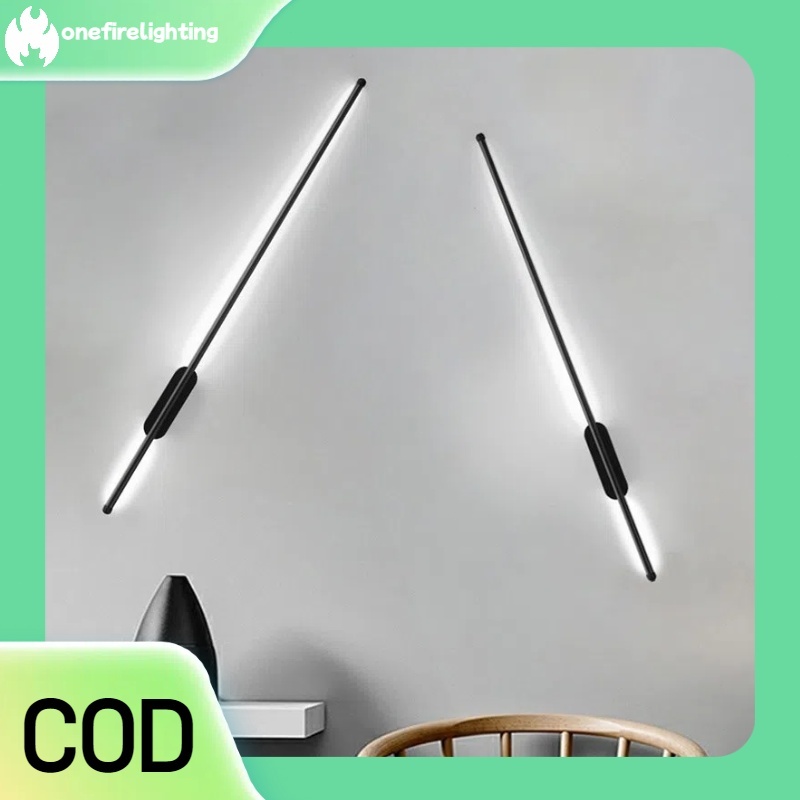Lampu dinding kamar tidur hiasan dinding ruang tamu lampu wall moulding 3 Warna minimalis Lampu