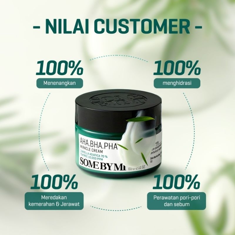 SOME BY MI AHA BHA PHA 30 DAYS MIRACLE CREAM 60 GR SOME BY MI AHA BHA CREAM SOME BY MI CREAM ACNE