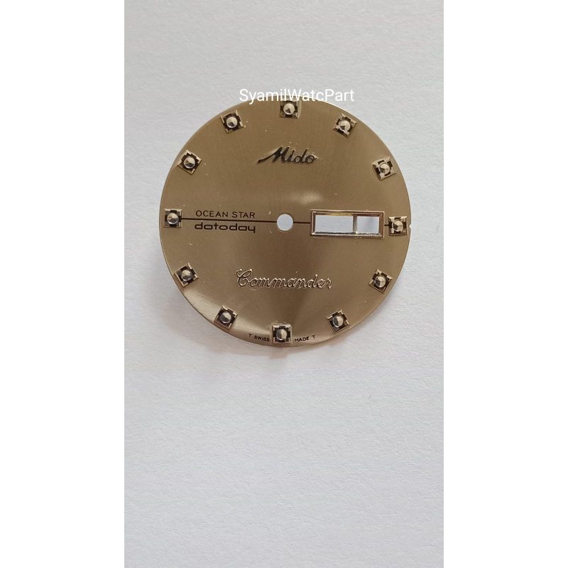 Plat/Dial jam Tangan Mido Automatic Original