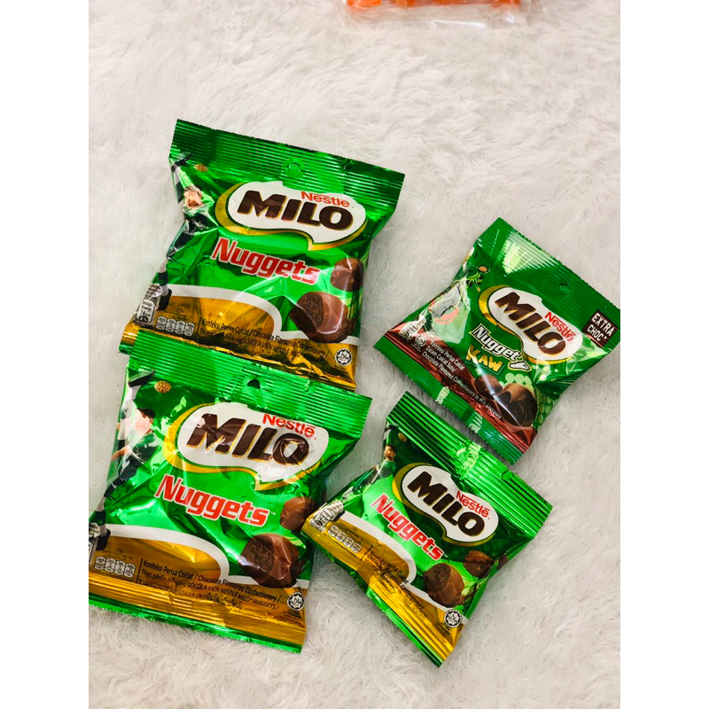 

[READY STOCK] Milo Intense Dark Chocolate, Milo Nuggets Sedang, Milo Nuggets Kecil, Milo Nugget Kaw