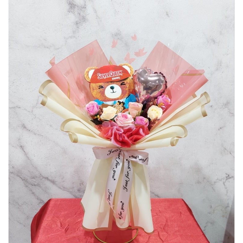 buket bunga coklat/ buket foto/buket bunga boneka /buket bunga valentine