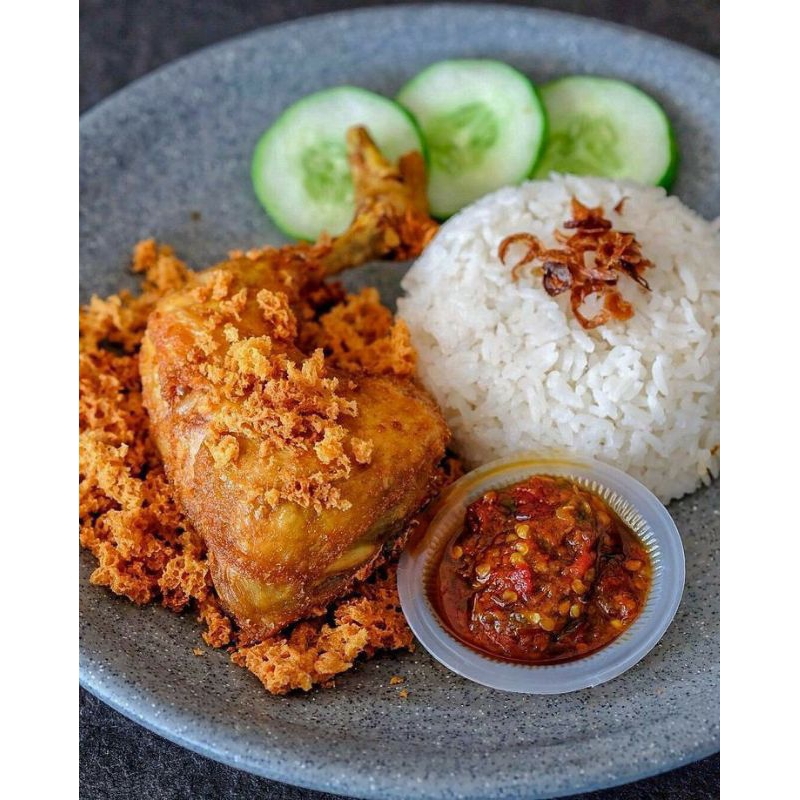 

Nasi Ayam Geprek