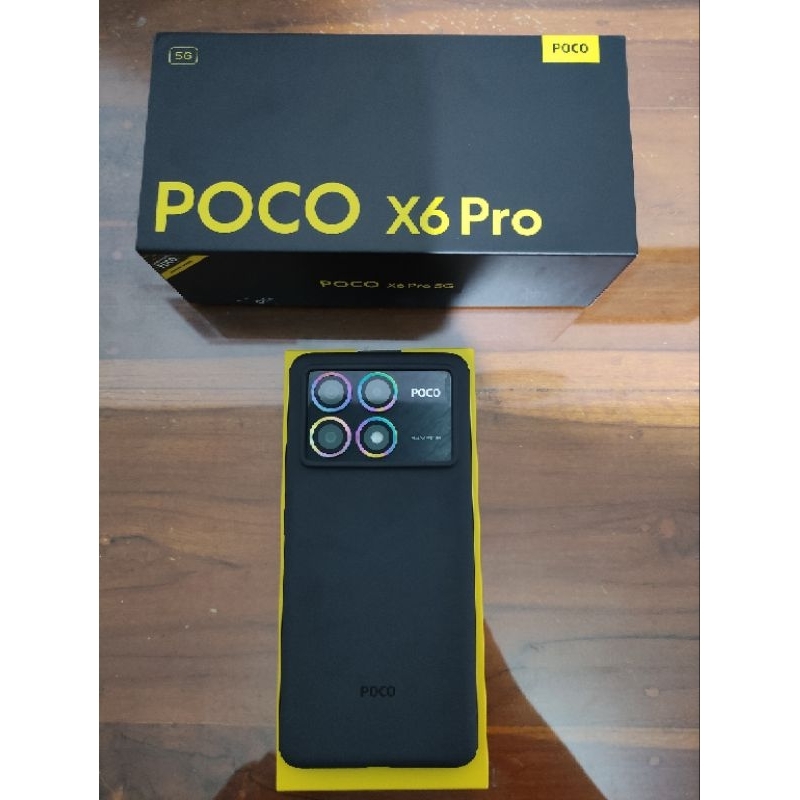 Xiaomi Poco X6 Pro 5G 512GB Second Full Accesories