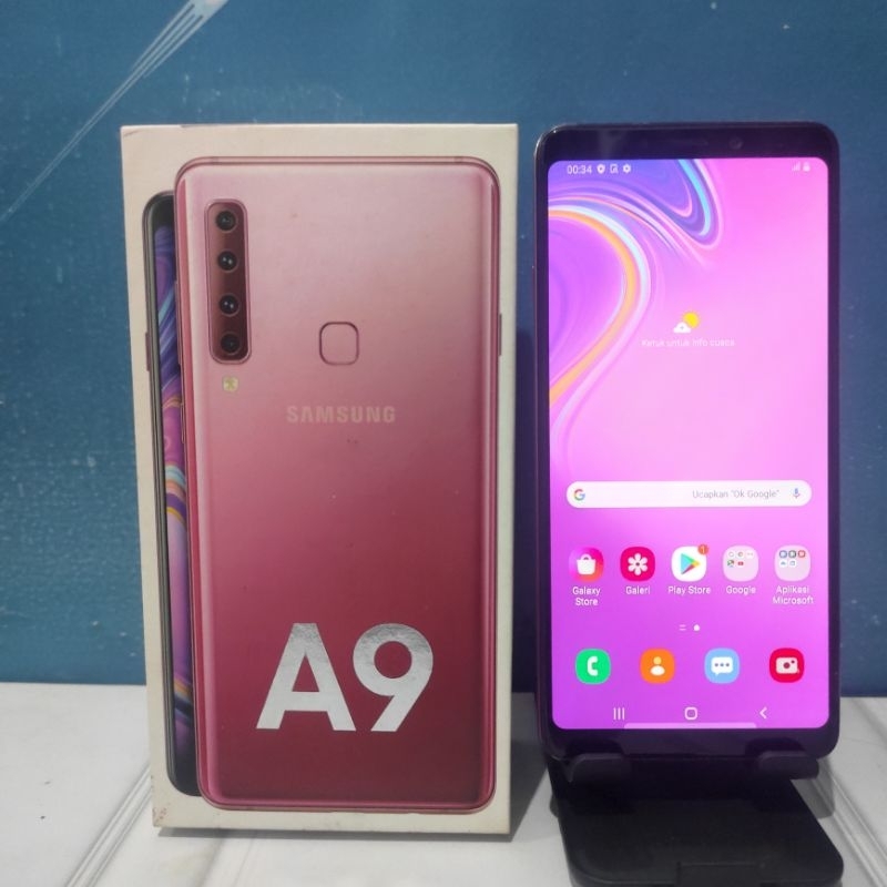 Samsung galaxy A9 2018 second ram 6/128 resmi SEIN