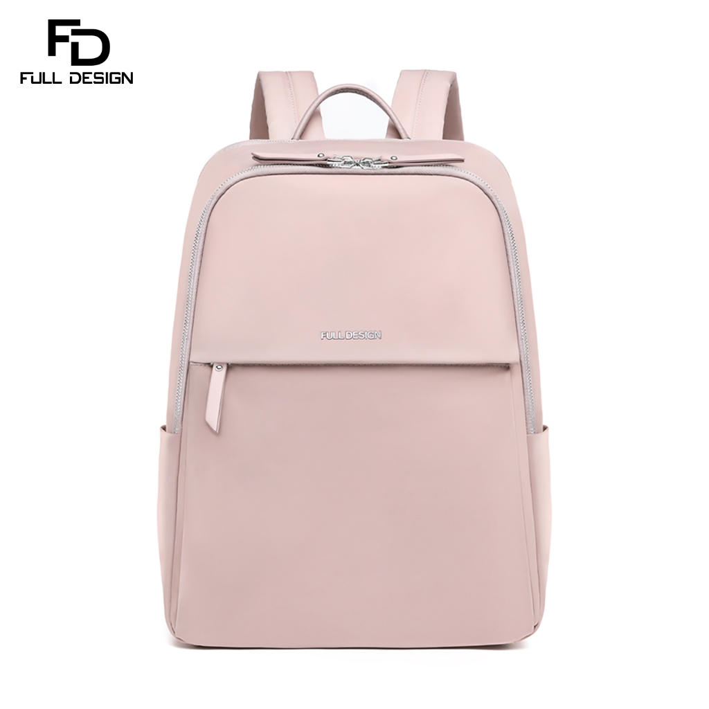 FULL DESIGN Britney Tas Ransel Wanita Laptop 15,6 inci Anti Air Banyak Kantong Backpack Kantor Trave