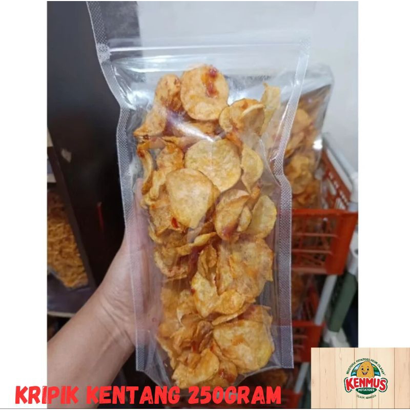 

Kripik Kentang 250Gram BALADO Renyah Gurih LezatTanpa Bahan