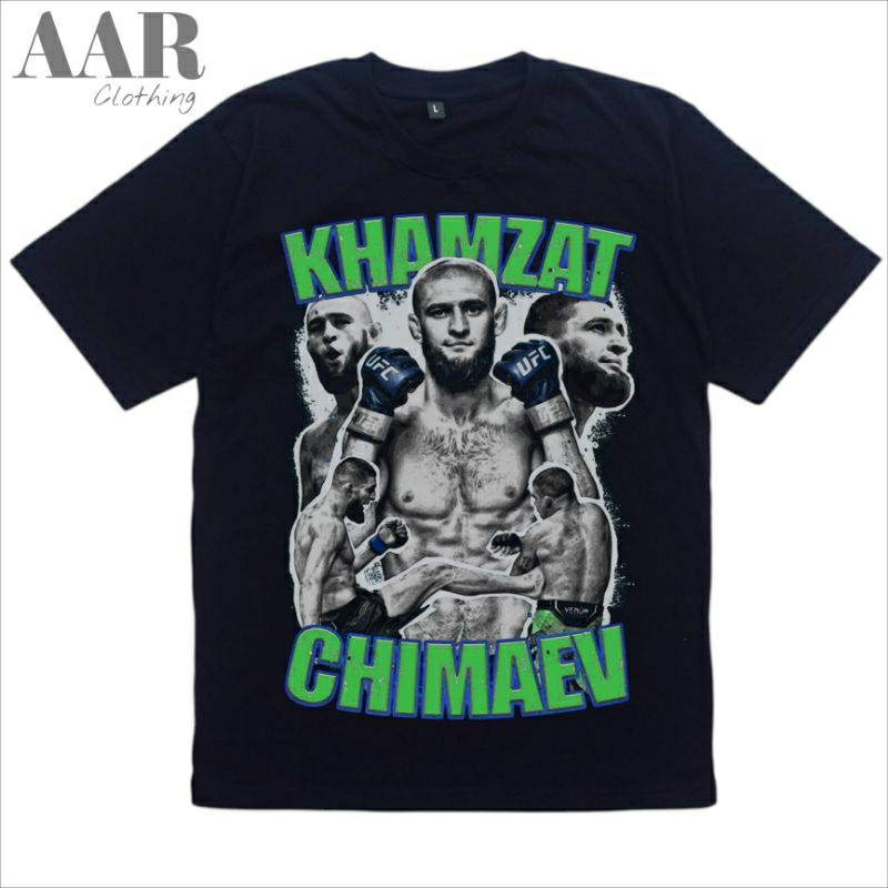 AarClothing - Kaos Tshirt UFC Khamzat Chimaev Figter MMA