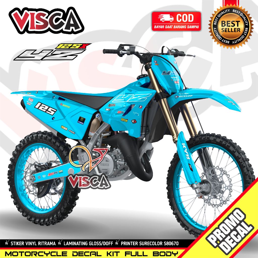 Decal Yz 125X 2022 Variasi Full Body Dekal Yz 125 New Variasi Full Body Stiker Yz 125 New Variasi Fu