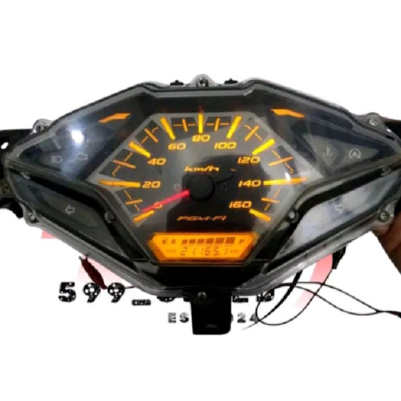 Spidometer Speedometer Kilometer motor Honda Vario 125  LED old