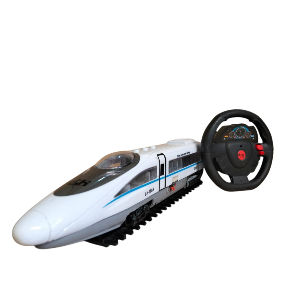 Mainan Track Set Kereta Api Cepat Putih Fenfa Remot Control Costum