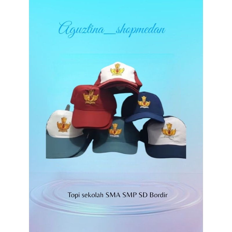 

TOPI BORDIR SEKOLAH SMA SMP SD/TOPI POLOS BORDIR