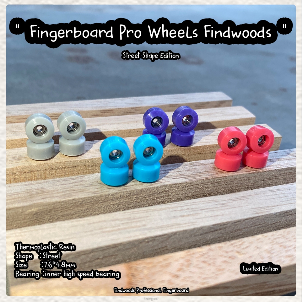 Fingerboard wheels Pro Street Resin Findwoods