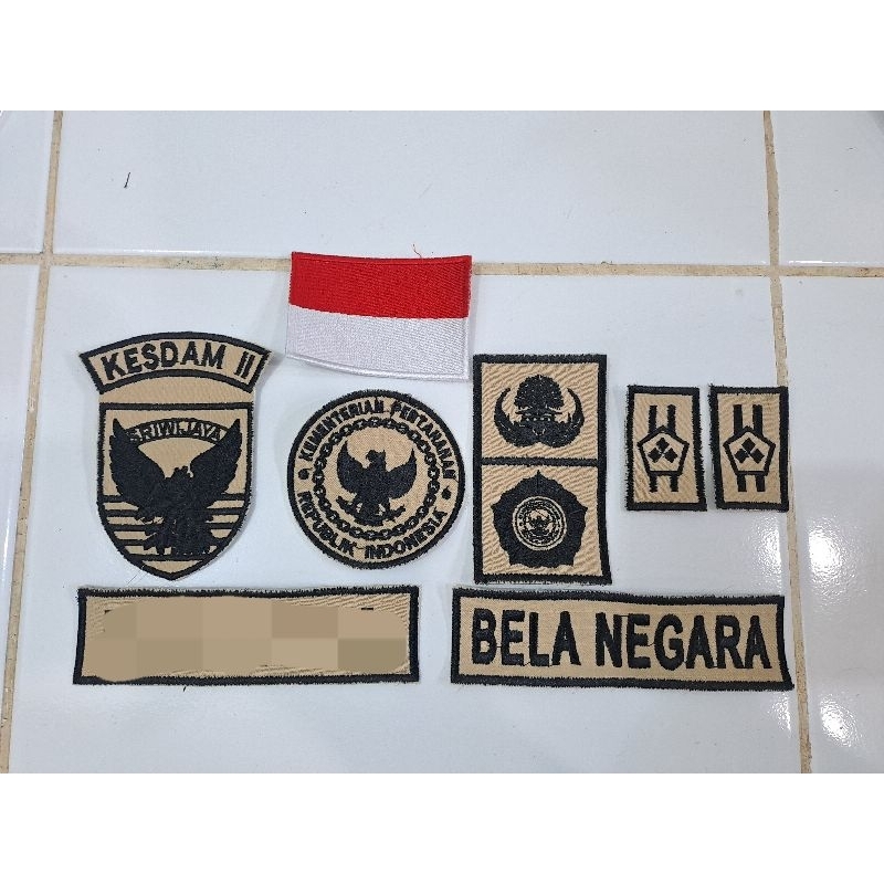 Atribut Kemhan / Pdl Pns / Bela negara / Korpri