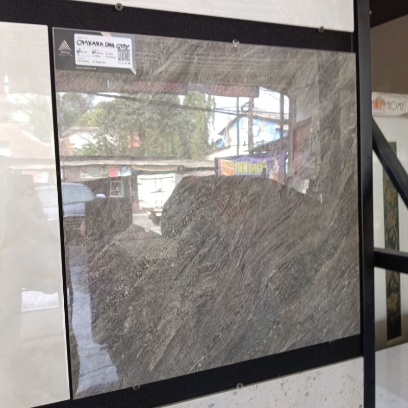 Granit lantai galspolis arna omkara dark grey 60x60