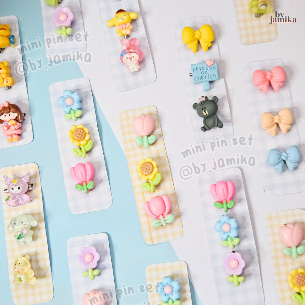 Mini Pin Set | Pin lucu | Pin Jilbab | Peniti Hijab
