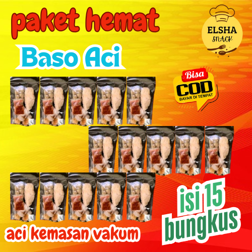 

Baso Aci paket Murah isi 15 bungkus, Baso aci kemasan vakum