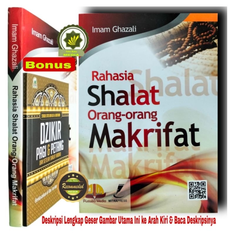 Buku RAHASIA SHALAT ORANG MAKRIFAT + BONUS Rahasia Dibalik Sholatnya Ahli Ma'rifat Ma'rifatullah Ris