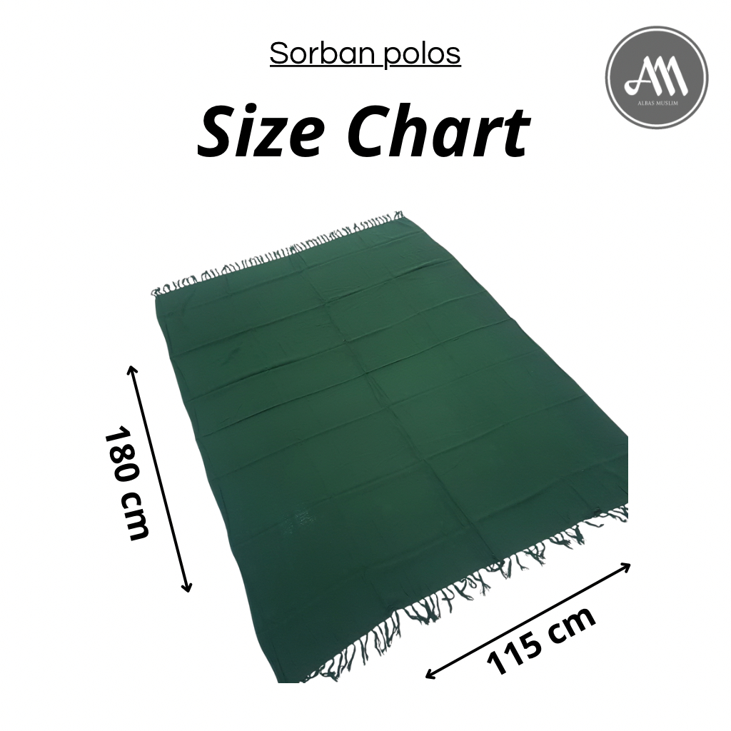 Garansi Albas Sorban Pria Rida Putih Tulang Cerah Polos Panjang Motif Rawis