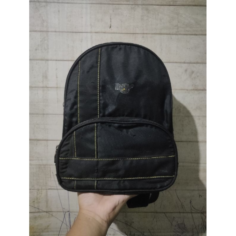 Bagpack Dr.martens Docmart Black Original Tas Nylon Medium