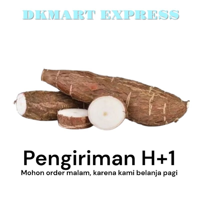 

pohong 1kg / singkong segar / ketela pohon / ubi kayu