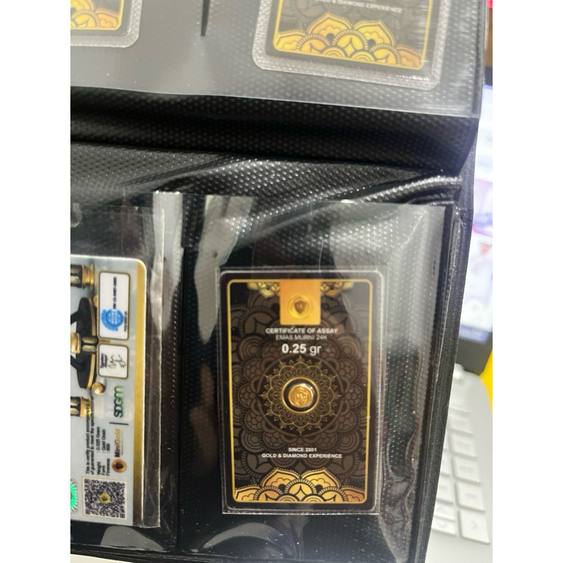 Logam Mulia Minigold 0,25gr