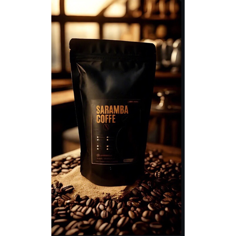 

SARAMBA COFFE | Kopi Hitam Bubuk Murni tanpa Campuran