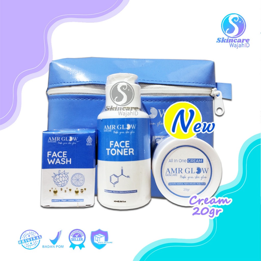 AMR Glow Skincare Original BPOM Whitening