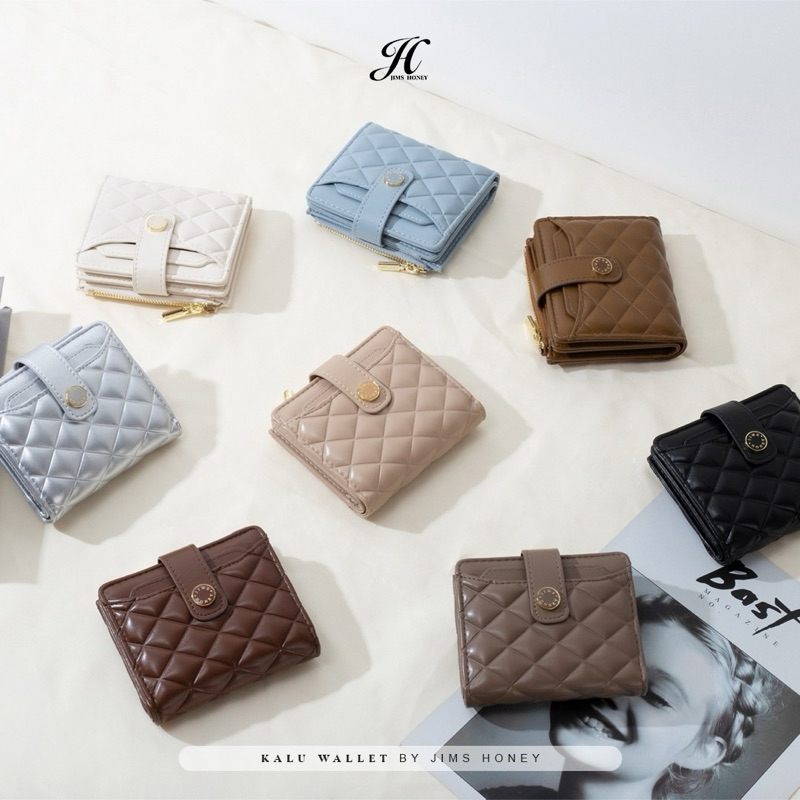 Jimshoney Kalu Wallet Dompet Kecil Dompet Mini Dompet Lipat Wanita Jimshoney Martapura